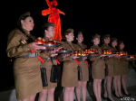 1,5 тысячи волгоградцев зажгли свечи на Мамаевом кургане