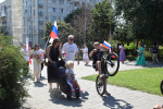 Волгоградцы отметили День Российского флага масштабным велопробегом