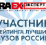 ВолгГТУ принимает участие в пятнадцатом ежегодном рейтинге лучших вузов России, проводимом рейтинговым агентством «Эксперт РА» - ВолгГТУ